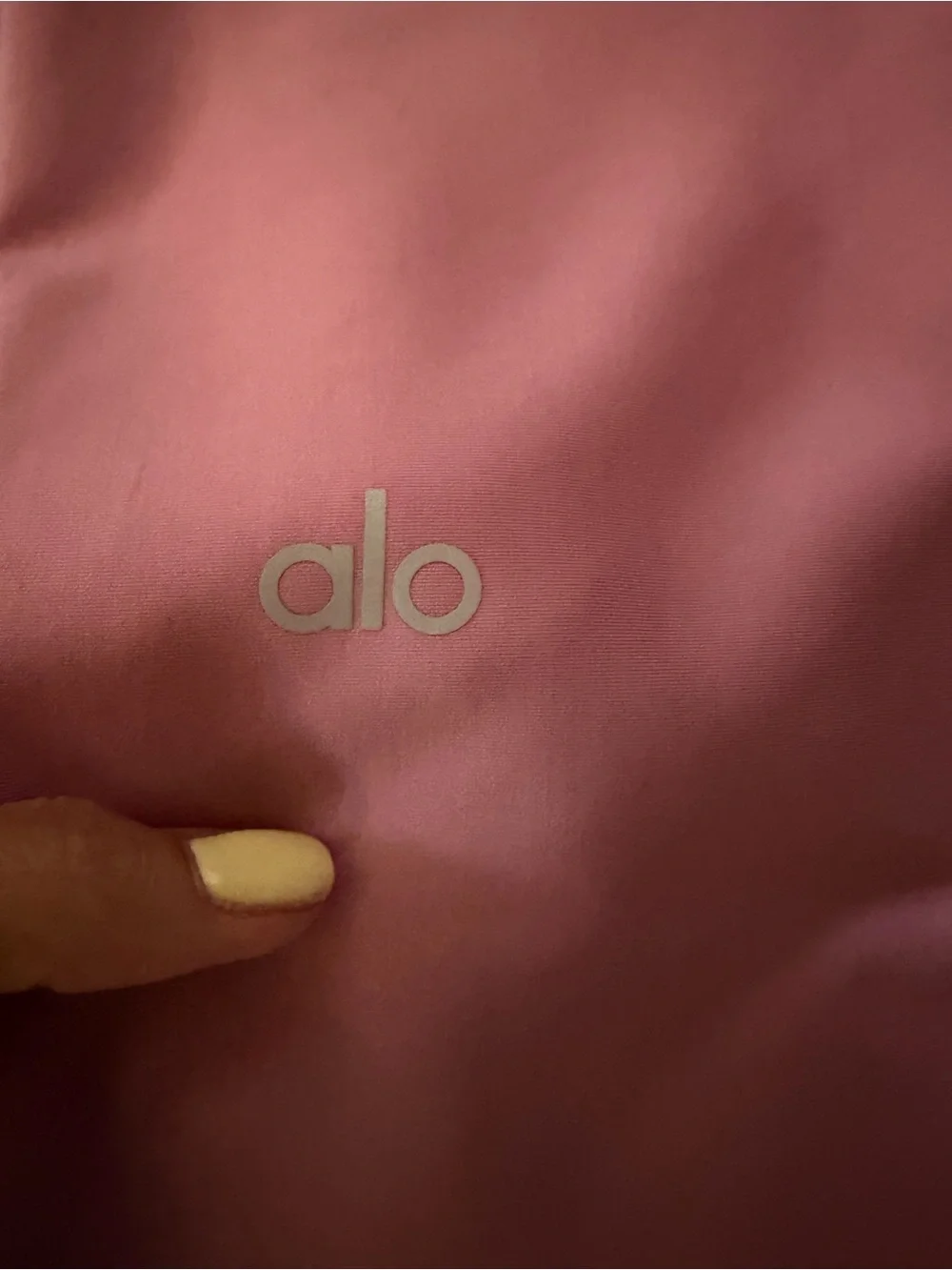 Alo 7/8 High-Waist Airlift Leggings in Pink Lavender